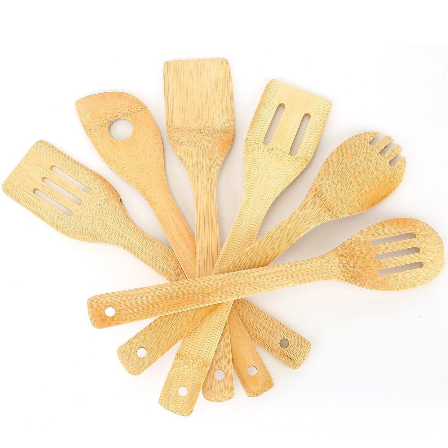 Frendorf | 6-Teilig: Koch utensil Bambus Holz Löffel