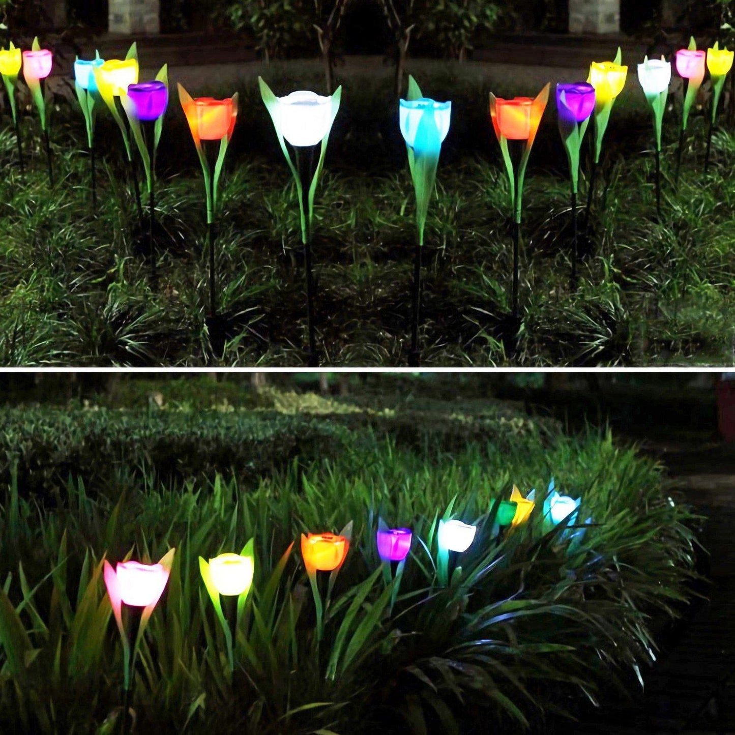 Frendorf | 6-Teile: Solar-Garten-Tulpenblumenlichter