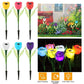 Frendorf | 6-Teile: Solar-Garten-Tulpenblumenlichter