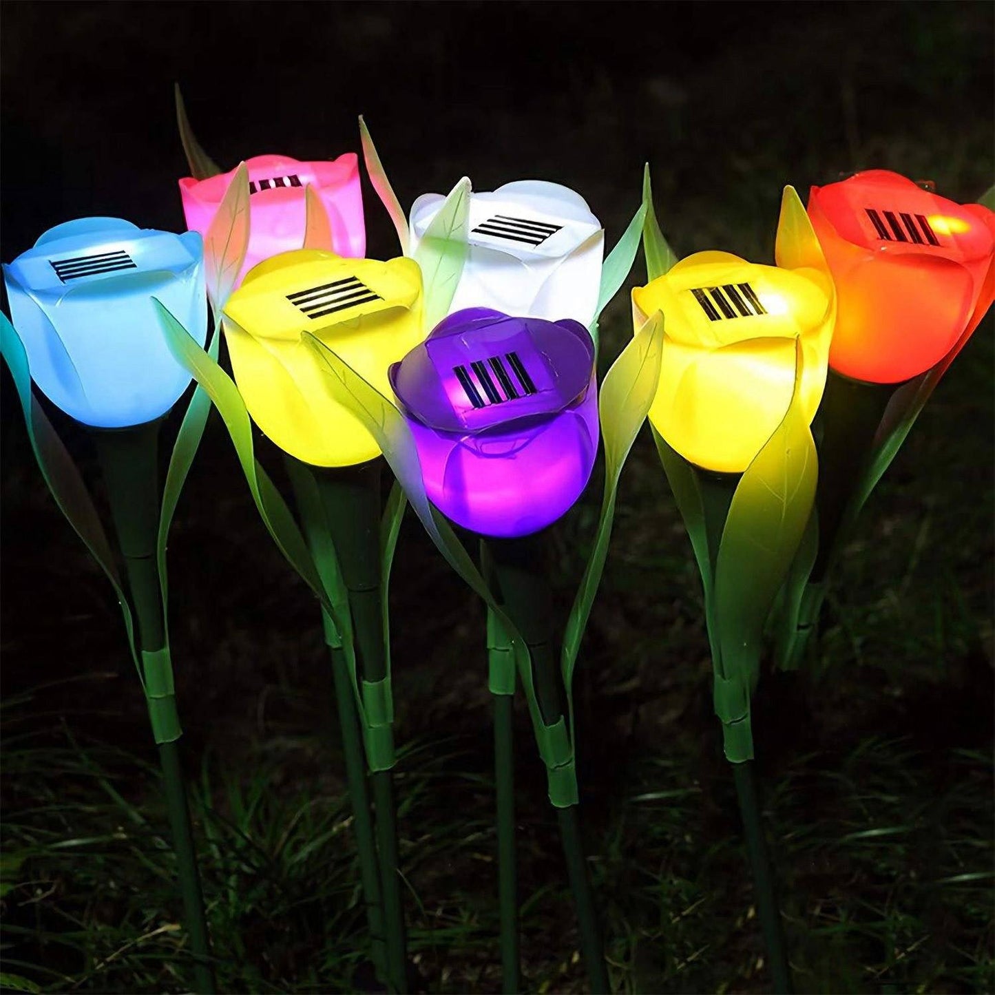 Frendorf | 6-Teile: Solar-Garten-Tulpenblumenlichter