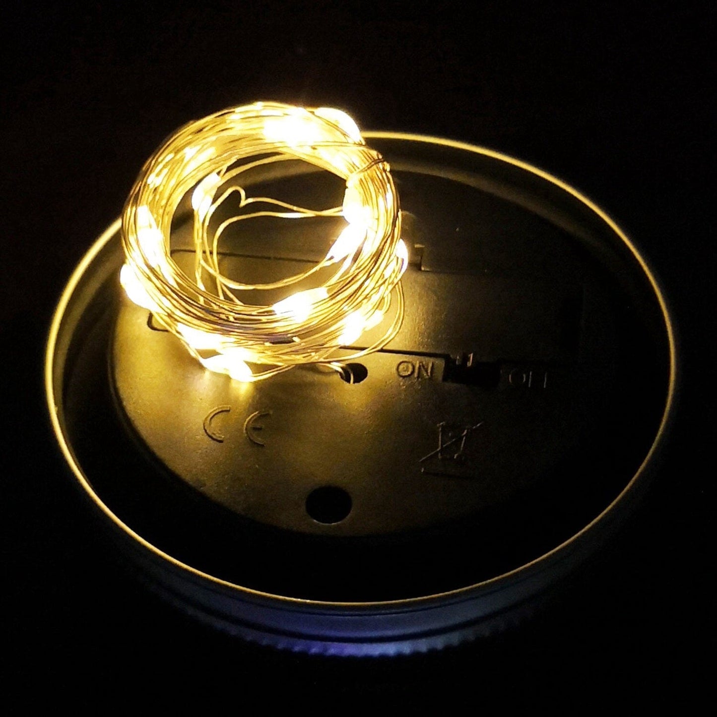 Frendorf | 6-Teile: Solarbetriebene Einmachglas-Deckelleuchten 20 LEDs