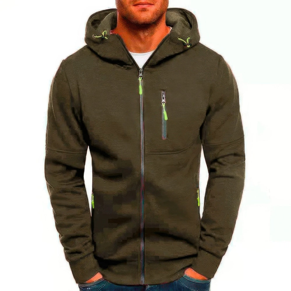 Frendorf | Bequeme Herren Hoodie Weste mit Reißverschluss