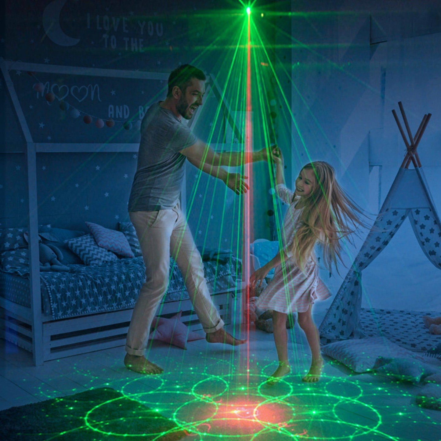Frendorf | 60 Muster Laser Bühnenlicht Sound