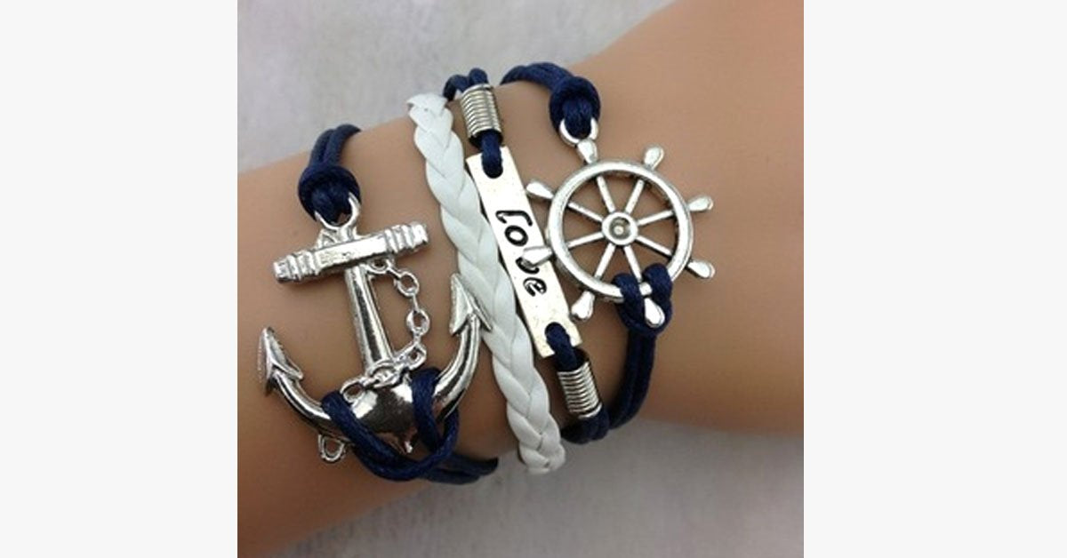 Frendorf | Anker Rad Liebe Armband