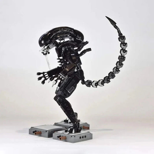 600PCS Prometheus Aliens Vs Predator Weltraum-Alien-Figur Mech Modellbausteine Spielzeug Kinder Geschenk