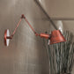 Frendorf | Ijzer Roest Afwerking Wandlamp Armatuur Bel 1-Lichts Boerderij Wandmontage Sconces met Swingarm van 6"+6"/12"+6" L