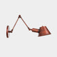 Frendorf | Ijzer Roest Afwerking Wandlamp Armatuur Bel 1-Lichts Boerderij Wandmontage Sconces met Swingarm van 6"+6"/12"+6" L