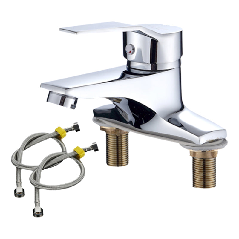 Frendorf | 1oder2-Griff Gebürstetes Nickel Weitverbreiteter Wasserhahn 2 Loch Center Set Waschbecken Wasserhahn