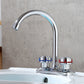 Frendorf | 1oder2-Griff Gebürstetes Nickel Weitverbreiteter Wasserhahn 2 Loch Center Set Waschbecken Wasserhahn