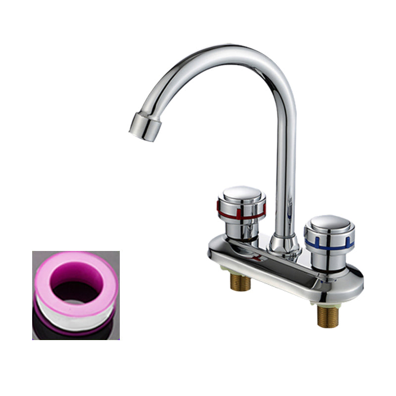 Frendorf | 1oder2-Griff Gebürstetes Nickel Weitverbreiteter Wasserhahn 2 Loch Center Set Waschbecken Wasserhahn