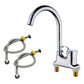 Frendorf | 1oder2-Griff Gebürstetes Nickel Weitverbreiteter Wasserhahn 2 Loch Center Set Waschbecken Wasserhahn