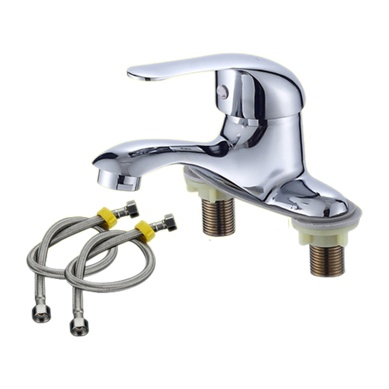 Frendorf | 1oder2-Griff Gebürstetes Nickel Weitverbreiteter Wasserhahn 2 Loch Center Set Waschbecken Wasserhahn