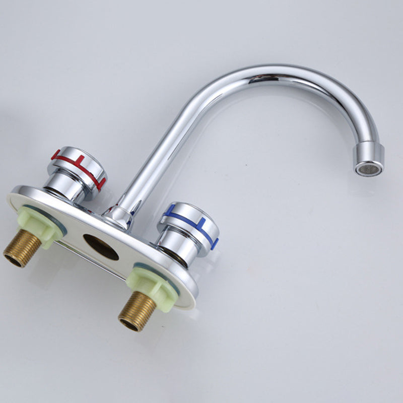 Frendorf | 1oder2-Griff Gebürstetes Nickel Weitverbreiteter Wasserhahn 2 Loch Center Set Waschbecken Wasserhahn