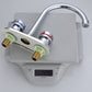 Frendorf | 1oder2-Griff Gebürstetes Nickel Weitverbreiteter Wasserhahn 2 Loch Center Set Waschbecken Wasserhahn