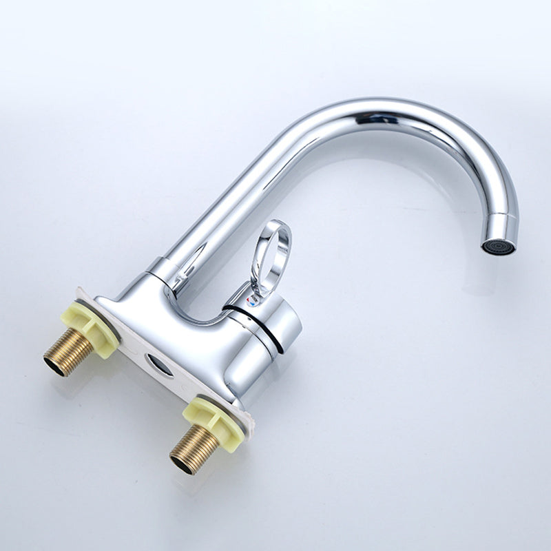 Frendorf | 1oder2-Griff Gebürstetes Nickel Weitverbreiteter Wasserhahn 2 Loch Center Set Waschbecken Wasserhahn
