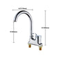Frendorf | 1oder2-Griff Gebürstetes Nickel Weitverbreiteter Wasserhahn 2 Loch Center Set Waschbecken Wasserhahn