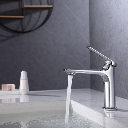 Frendorf | Moderner Behälter Wasserhahn Messing Hebelgriffe Niedriger Bogen Waschbecken Badezimmer Wasserhahn