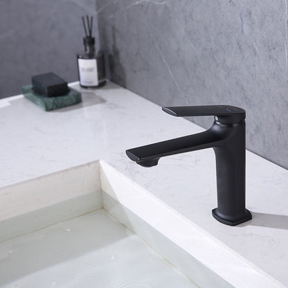 Frendorf | Moderner Behälter Wasserhahn Messing Hebelgriffe Niedriger Bogen Waschbecken Badezimmer Wasserhahn