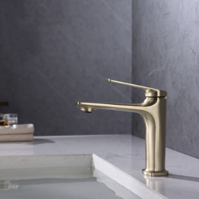 Frendorf | Moderner Behälter Wasserhahn Messing Hebelgriffe Niedriger Bogen Waschbecken Badezimmer Wasserhahn
