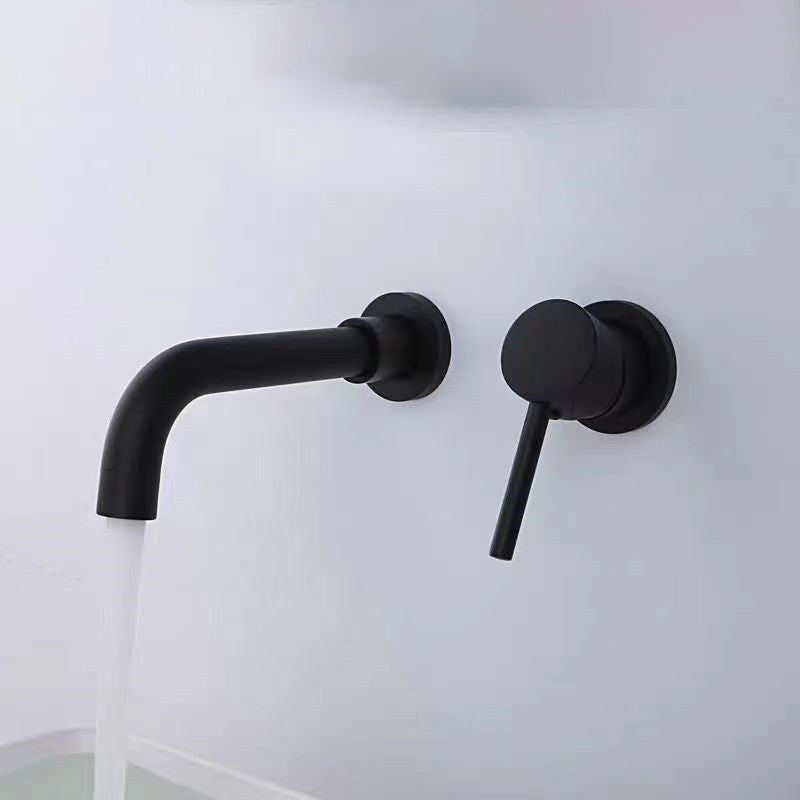 Frendorf | Moderner 1- oder 2-Hand Badezimmer Waschbecken Wasserhahn Rund Wandmontierter Badezimmer Wasserhahn.