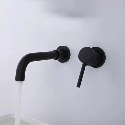 Frendorf | Moderner 1- oder 2-Hand Badezimmer Waschbecken Wasserhahn Rund Wandmontierter Badezimmer Wasserhahn.