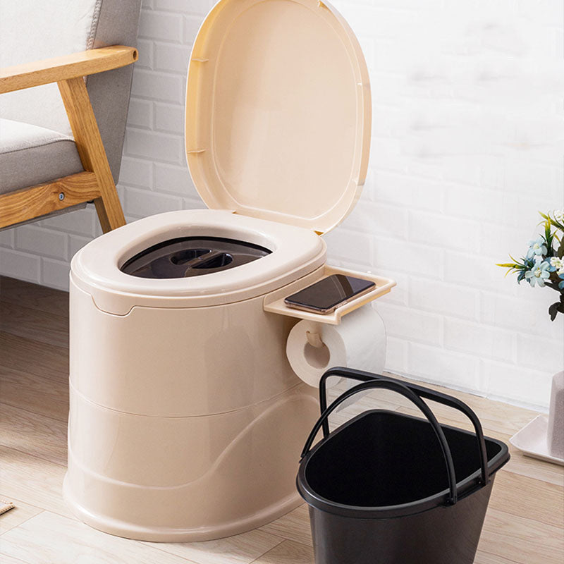 Frendorf | Bodenmontierte Kunststoff-WC Einteiliges WC Modernes Toilettenbecken