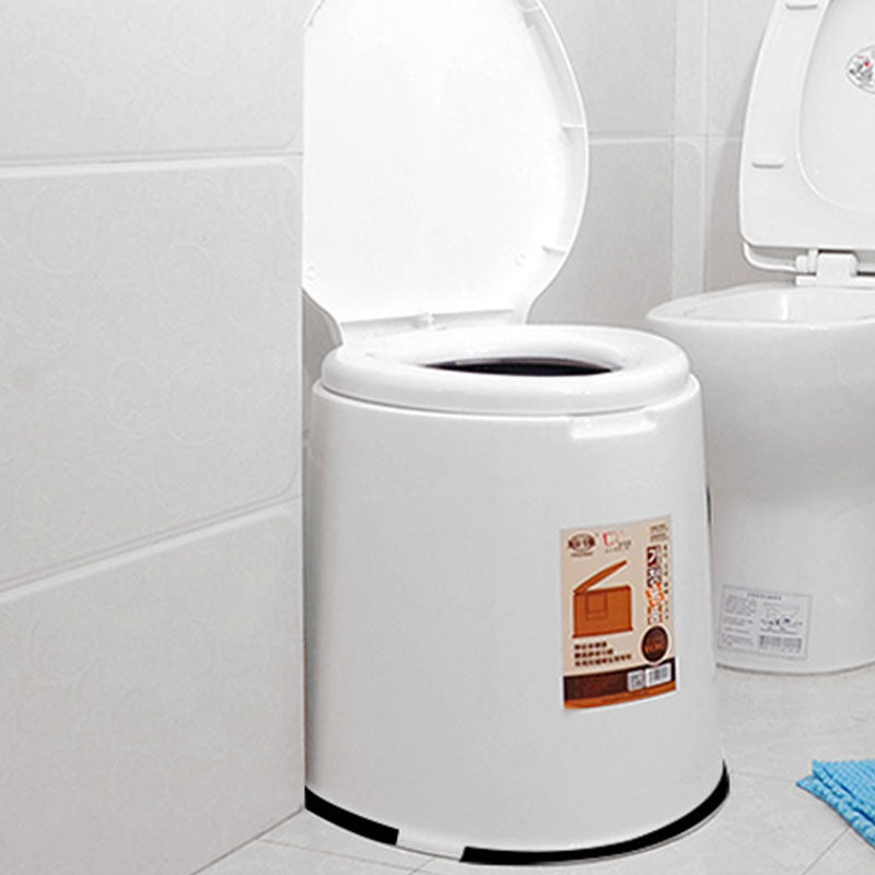 Frendorf | Moderne Kunststoff-WC-Bodenmontierte Toilettenschüssel mit Sitz für das Badezimmer