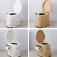 Frendorf | Moderne Kunststoff-WC-Bodenmontierte Toilettenschüssel mit Sitz für das Badezimmer