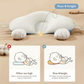 Frendorf | Bio-Baumwolle U-förmiges Baby-Kissen - Weiche & sichere Nackenstütze für Säuglinge, verstellbares Hugbuddy-Design für gemütlichen Schlaf
