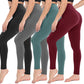 4er-Pack Hochtaillierte Kompressionsleggings