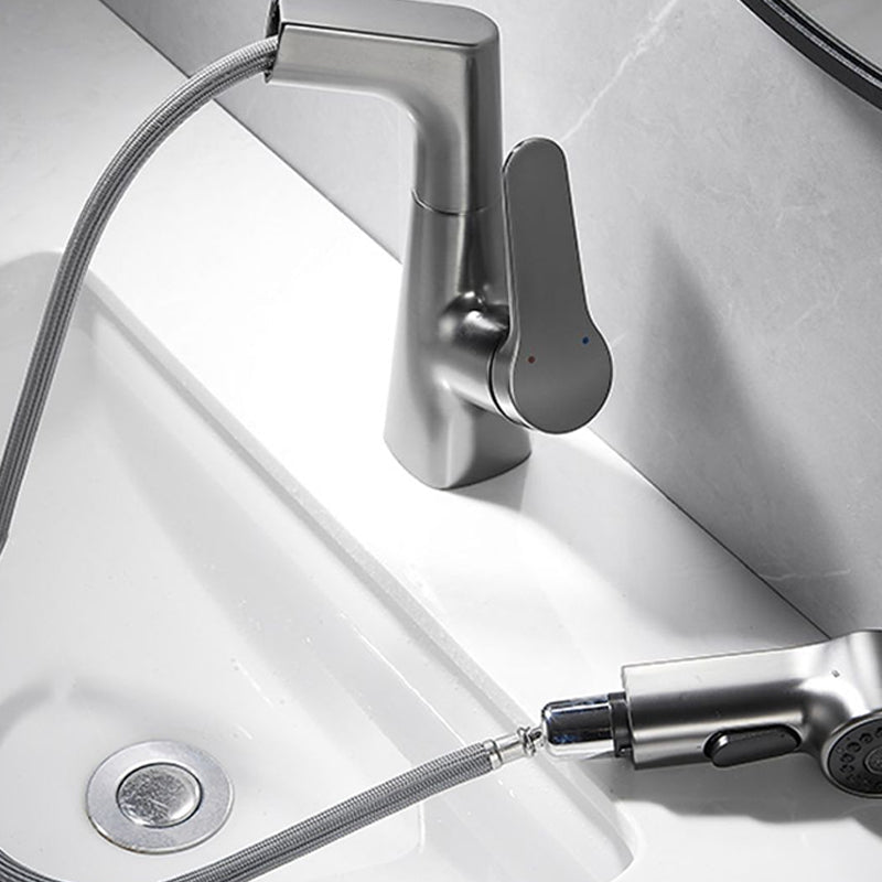 Frendorf | 1-Handgriff Gebürstetes Nickel Widespread Wasserhahn Einloch Badezimmer Gefäß Wasserhahn mit Messing