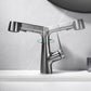 Frendorf | 1-Handgriff Gebürstetes Nickel Widespread Wasserhahn Einloch Badezimmer Gefäß Wasserhahn mit Messing