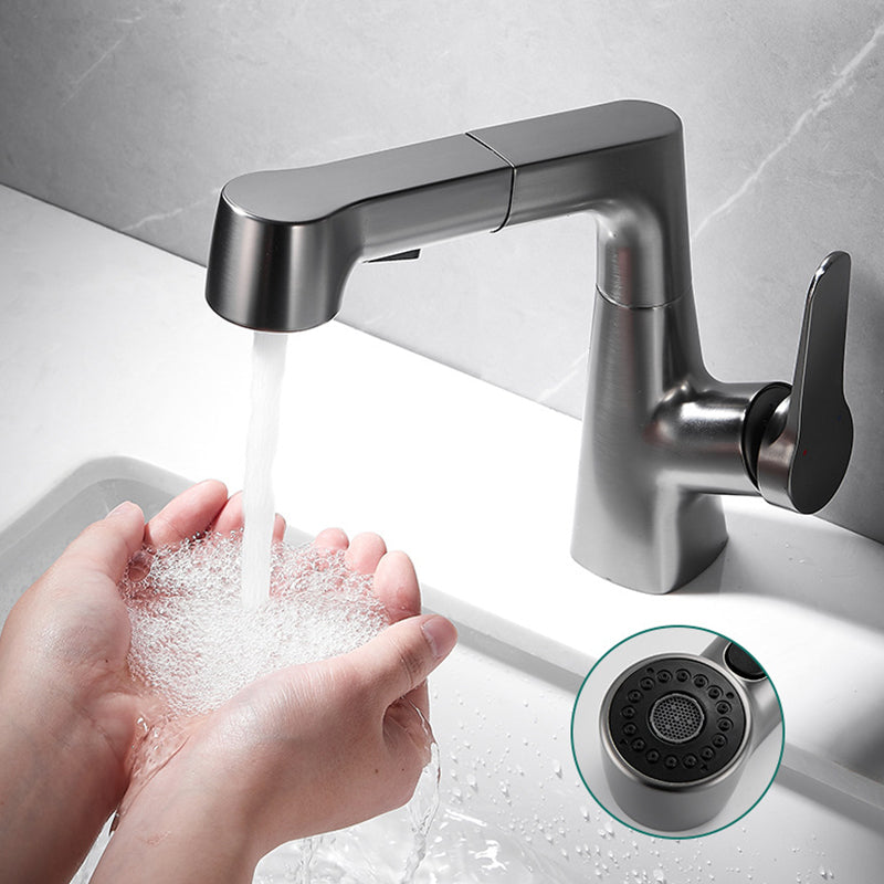 Frendorf | 1-Handgriff Gebürstetes Nickel Widespread Wasserhahn Einloch Badezimmer Gefäß Wasserhahn mit Messing