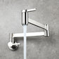 Frendorf | 1-Handgriff gebürstetes Nickel weit verbreiteter Wasserhahn 1 Loch wandmontierter Badezimmer Wasserhahn mit Messing