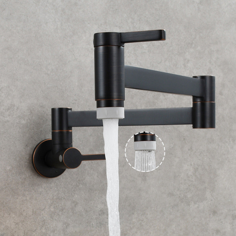 Frendorf | 1-Handgriff gebürstetes Nickel weit verbreiteter Wasserhahn 1 Loch wandmontierter Badezimmer Wasserhahn mit Messing