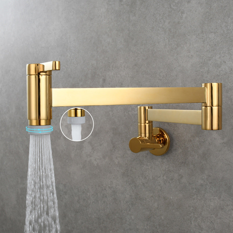 Frendorf | 1-Handgriff gebürstetes Nickel weit verbreiteter Wasserhahn 1 Loch wandmontierter Badezimmer Wasserhahn mit Messing