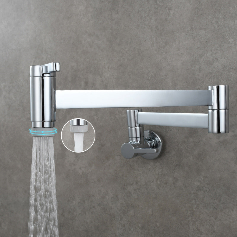Frendorf | 1-Handgriff gebürstetes Nickel weit verbreiteter Wasserhahn 1 Loch wandmontierter Badezimmer Wasserhahn mit Messing