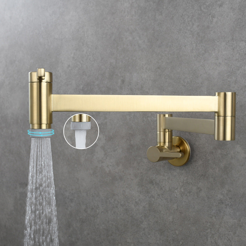 Frendorf | 1-Handgriff gebürstetes Nickel weit verbreiteter Wasserhahn 1 Loch wandmontierter Badezimmer Wasserhahn mit Messing