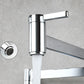 Frendorf | 1-Handgriff gebürstetes Nickel weit verbreiteter Wasserhahn 1 Loch wandmontierter Badezimmer Wasserhahn mit Messing