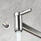 Frendorf | 1-Handgriff gebürstetes Nickel weit verbreiteter Wasserhahn 1 Loch wandmontierter Badezimmer Wasserhahn mit Messing