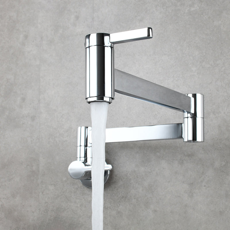 Frendorf | 1-Handgriff gebürstetes Nickel weit verbreiteter Wasserhahn 1 Loch wandmontierter Badezimmer Wasserhahn mit Messing