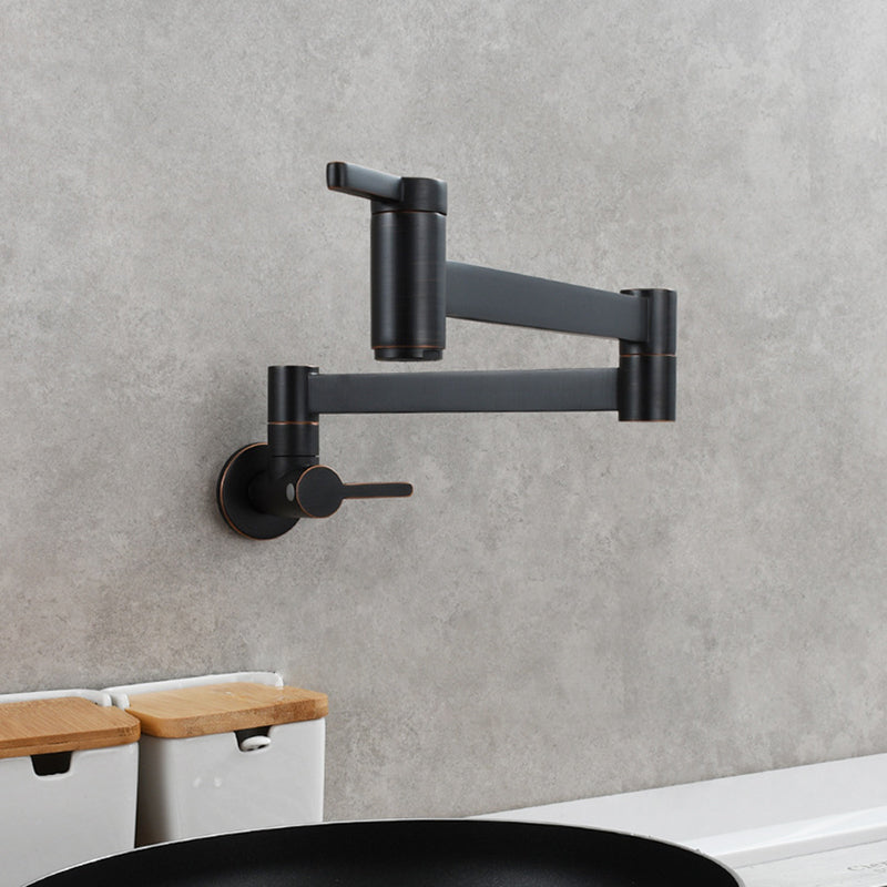 Frendorf | 1-Handgriff gebürstetes Nickel weit verbreiteter Wasserhahn 1 Loch wandmontierter Badezimmer Wasserhahn mit Messing