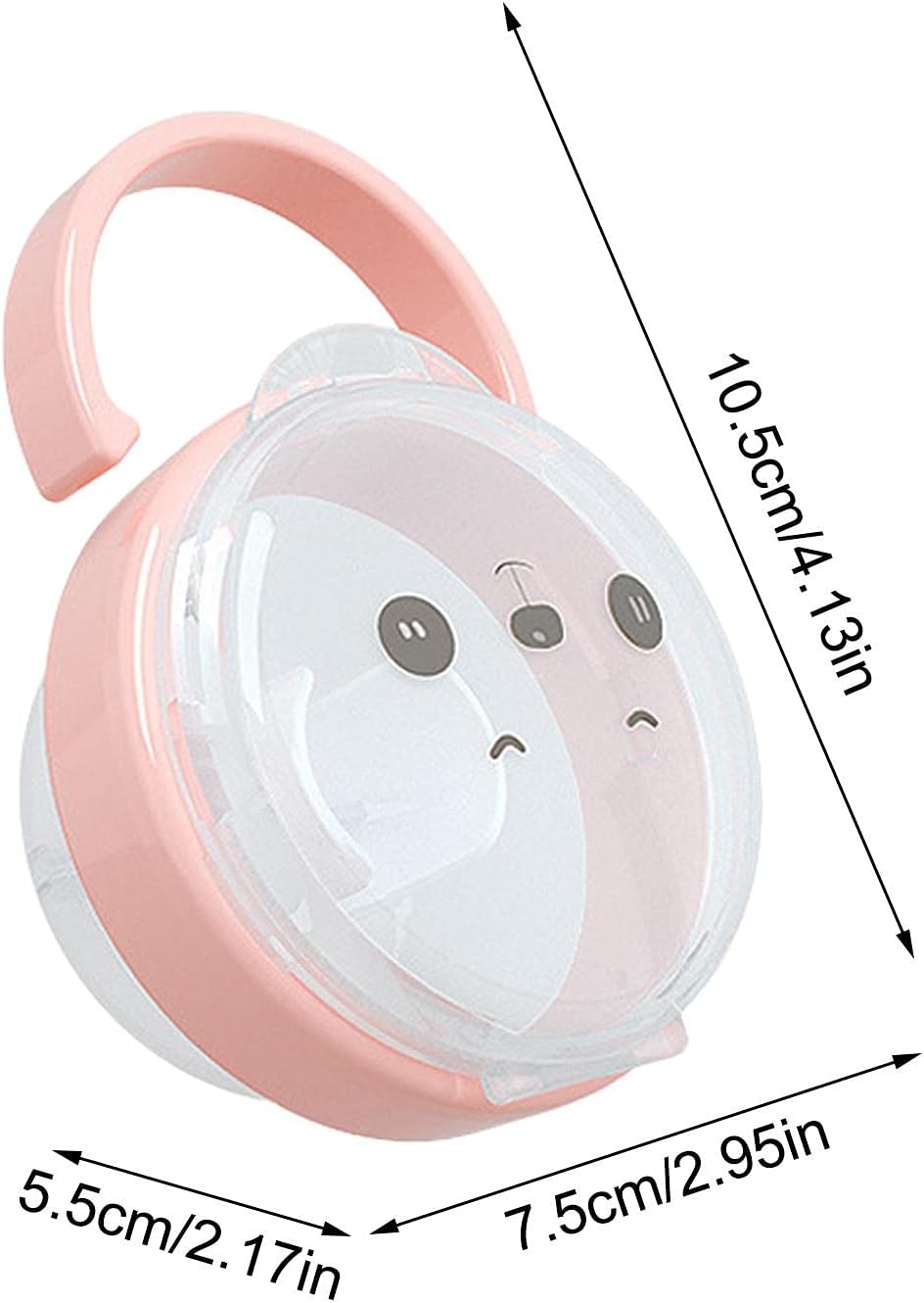 Frendorf | Baby Schnuller mit Schutzkappe – Beruhigungssauger im Süßen Bären-Design