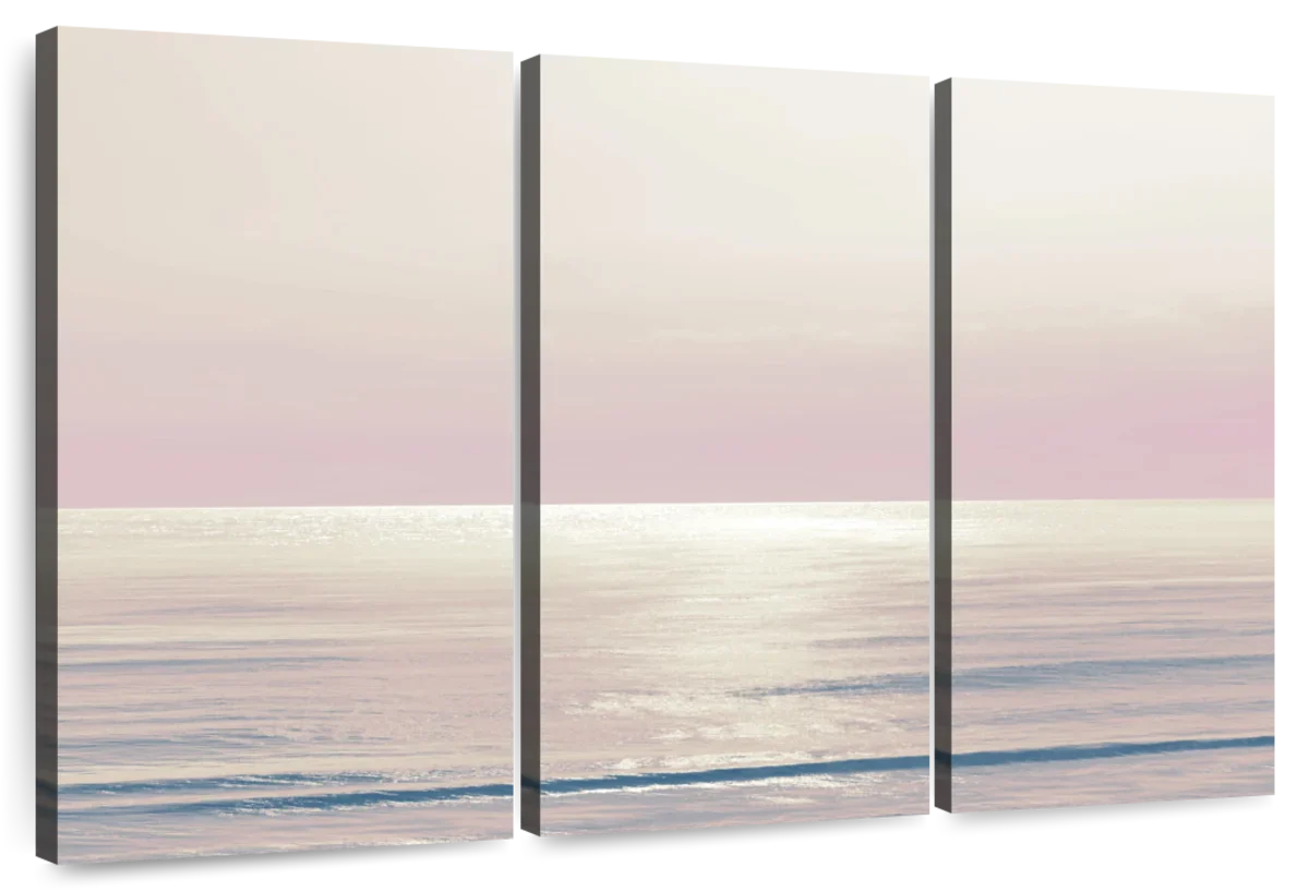 Frendorf | Mondlicht Ozean Pink Rouge I Wandkunst