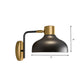 Frendorf | Metalen Schuur Wandlamp Industriële 1-Lamp Bedside Wandmontage in Zwart met Stekkerkoord