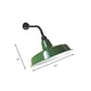 Frendorf | Grüne Ausführung 1-Licht Wandscone Vintage Metall Scheunenschirm Wandmontage Lampe Fixture, 14"/16" breit