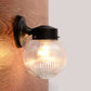 Frendorf | Globe Wandlamp Vintage 1 Licht Mini Wandarmatuur met Wit/Helder Glas Shade voor Badkamer