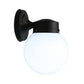 Frendorf | Globe Wandlamp Vintage 1 Licht Mini Wandarmatuur met Wit/Helder Glas Shade voor Badkamer