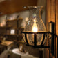 Frendorf | Eén Peertje Wandlamp Verlichting Fles Shade Gezaagd Glas Industrieel Woonkamer Verlichtingsarmatuur in Zwart