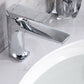 Frendorf | Moderner Badezimmer Wasserhahn Messing Tiefer Bogen Hebelgriff mit Wasserhahn Schlauch